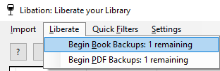 Liberate book step 2